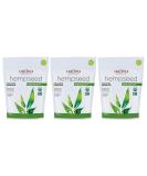 Nutiva Organic Raw Shelled Hempseed - Non-GMO, Sustainably Farmed Canadian Hemp - 8oz (3 Pack) - Buy Online on SooperMarket.com