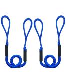 NIUTRIP Bungee Boat Dock Line 2Pack 4-5.5FT Blue - Stretchable Mooring Rope for Pontoon Jet Ski, SeaDoo, Kayak - Boating Gifts for Men - Fishing Boat Accessories - Buy Online on SooperMarket.com