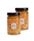 GOOD GOOD Sweet Apricot Jam - Keto Friendly - Low Calorie and No Added Sugars - Vegan - Gluten Free - Preserves - 330g x 2 - Buy Online on SooperMarket.com