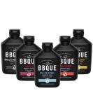 BBQUE - Furious 5 5-piece sauce set (The Original Grill & Beechwood Chili & Horseradish Bacon Honey & Mustard) - 5 x 400ml Barbecue Sauces - Buy Online on SooperMarket.com