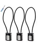 RioRand Trigger Lock 3 Digit Combination Gun Cable Lock 15 Inch - 3 Pack - Buy Online on SooperMarket.com