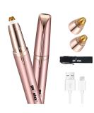 Rechargeable Electric Eyebrow Hair Remover for Women - Painless Hair Removal Razor with 2 Replacement Heads - Buy Online on SooperMarket.com