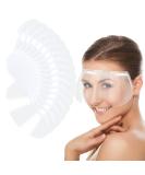 Thinp 50pcs Shower Face Eye Shields - Clear Waterproof Adult Shower Visors for Makeup Protection Hairspray & Eyelid Aftercare - Buy Online on SooperMarket.com
