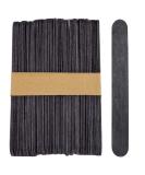 100 Count 6 Inch Jumbo Black Wood Craft Popsicle Sticks - Buy Online on SooperMarket.com