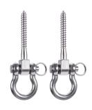 SELEWARE 304 Stainless Steel Swing Hangers Set - Heavy Duty 1800LB Capacity for Playground, Yoga Hammock, Porch Swing Sets - 4-3/4 Inch, 2pcs - Buy Online on SooperMarket.com