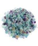WAYBER Decorative Crystal Pebbles, 1 Lb/460g (Fill 0.9 Cup) Natural Quartz Stones Aquarium Gravel Sea Glass Rock Sand for Fish Turtle Tank/Air Plants Decoration Multicolored 1 Pound - Buy Online on SooperMarket.com