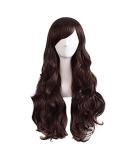 MapofBeauty Long Curly Dark Brown Women's Wig - Buy Online on SooperMarket.com