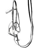 Harrys Horse Hoofdstel Mexicaans Crystal - Black Full Size | Premium Equestrian Gear for International Shipping - Buy Online on SooperMarket.com