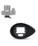 JJC Camera Viewfinder Eyecup Eyepiece for Sony A7R V A7R5 A7 IV A7M4 A7S III A7SIII A7S3 A1 Alpha 1 Replaces Sony FDA-EP19 Eye Cup, Oval Shape Soft Silicone and 360 Rotatable Design - Buy Online on SooperMarket.com