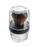 Soft Sable Tone Taklon Kabuki Brush with Sifter Jar | Ideal for Mineral Makeup & Custom Foundations - Buy Online on SooperMarket.com