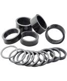Fengek 15 Pcs Carbon Fiber Bicycle Headset Spacer Kit - 7 Sizes for 1-1/8 Inch Stem - 1mm to 20mm - Buy Online on SooperMarket.com