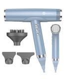 Slopehill ion hair dryer for quick drying professional hair dryer with 110 000 RPM brushless motor slightly & little noise magnetic diffuser for at home salon (blue) - Buy Online on SooperMarket.com