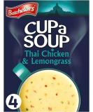 Batchelors Cup a Soup Thai Chicken & Lemongrass Instant Soup Sachets 88 g Box (Pack of 9 Boxes - Each Contains 4 Sachets) Thai Chicken & Lemongrass 88 g (Pack of 9) - Buy Online on SooperMarket.com