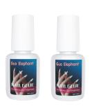 2Pcs Strong Nail Glue for Acrylic Nails & Press on Nails - Long Lasting Professional Nail Bond (16ml) - Buy Online on SooperMarket.com