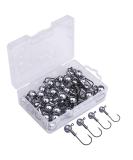Goture 50-Piece Jig Head Fishing Hook Set - Sharp Rubber Fish Hooks for Carp & Jigs Multiple Weights Available - Buy Online on SooperMarket.com