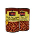 TRS Canned Boiled Kala Chana | 400G |Chickpeas in Salted Water |Kala Chana |High Protein | Vegan |Ready to Cook | Indian Origin (Pack of 2) Brown Chick Peas Pack 2 - Buy Online on SooperMarket.com