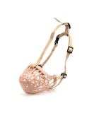 Soft Basket Dog Muzzle for Small Medium Large Dogs - Prevent Biting, Chewing, and Barking - Breathable, Adjustable Straps - Pet Puppy Mouth Cover (S Pink) - Buy Online on SooperMarket.com