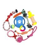 Wefine Dog Toys Puppy Chew Toys from 8 Weeks Dog Rope Toys 100% Natural Cotton Rope for Small and Medium Dog (10 PCS) - Buy Online on SooperMarket.com