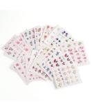 CHANGAR Flower Nail Art Stickers Decals - 55 Sheets Colorful Spring Floral Water Transfer Sticker for Manicure - Buy Online on SooperMarket.com