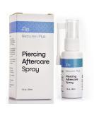 Recuren Plus Piercing Aftercare Spray - Shrink Bumps & Heal Ears, Nose, Tongue, Navel Piercings - Soothing Cleansing Solution - Buy Online on SooperMarket.com