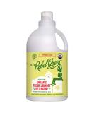 Rebel Green Natural Laundry Detergent - Organic, Hypoallergenic, Peppermint & Lemon Scent, 64 Loads (64 Fl Oz) - Buy Online on SooperMarket.com