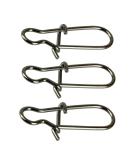 100 Pack Duo Lock Snaps Size 0-8 Black Nice Snap Swivel Solid Rings Stainless Steel USA Fishing Tackle Kit - Test: 26LB-220LB 0#-26LB-100PCS - Buy Online on SooperMarket.com
