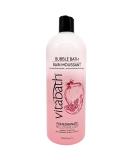 Vitabath Pomegranate Bellini Blush Bubble Bath - Rich Foaming Aromatherapy Soak for All Skin Types - Moisturizing & Nourishing 33.8 fl oz - Buy Online on SooperMarket.com