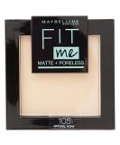 Maybelline New York Fit Me Mat & Poreless Powder 105 natural Clear 9 g (Pack of 1) - Buy Online on SooperMarket.com