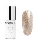 NEONAIL UV Nail Polish Base Coat Gel - Glitter Effect Base Gold Twinkle 7.2ml | Long-lasting Gel Varnish for Stunning Nails - Buy Online on SooperMarket.com