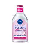 Nivea nourishing micellar water facial water for dry skin with almond oil and amino acids complex moisturizing micelle cleaning water gentle facial cleaning (400 ml) - Buy Online on SooperMarket.com
