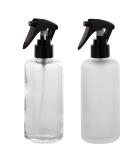 200 ml Glass Spray Bottle Set - 2-Pack Clear & Matt Kosmetex with Atomizer - Perfect for Travel & Home Use - Buy Online on SooperMarket.com