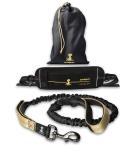 Premium 2-in-1 Jogging Leash & Normal Dog Leash for Medium & Large Dogs | Double Handle & Belly Belt for Jogging Hiking & Walking - Buy Online on SooperMarket.com