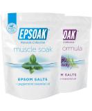 Epsoak Scented Epsom Salt Bundle - Sleep Formula & Muscle Soak 2 lbs - Buy Online on SooperMarket.com