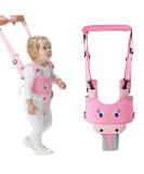 Baby Walking Harness IULONEE Toddler Assistant Walking Learning Helper Adjustable Safe Stand Hand Held Walking Belt Safety Harness for Infant (Pink) - Buy Online on SooperMarket.com