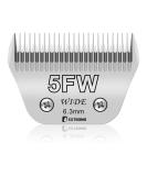 5fW Width Removable Blades for Pet Fur Care | Compatible with Heiniger Moser Max45 Andis Easter A5 | Cutting Length 1/4 inch (6.3 mm) for Large Animals - Buy Online on SooperMarket.com