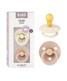 BIBS Color Schnuller 2-pack BPA-free cherry shape nipple.Natural rubber/latex made in Denmark.Size 1 |0+ months |2-pack Ivory / Blush size 1 (2-pack) Ivory / Blush - Buy Online on SooperMarket.com