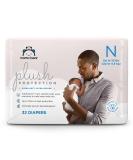 Amazon Brand - Mama Bear Plush Protection Newborn Diapers  Ultra-soft  Hypoallergenic  Dermatologist Tested  For Babies Weighing Up to 10 Pounds  Assorted Print  32 Count Size 0 (32 Count) 1 Pack - Buy Online on SooperMarket.com
