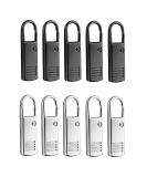 10pcs Metal Zipper Pull Tabs - Durable Zipper Tags for Bags Clothes Coats Jackets & Backpacks | International Shipping - Buy Online on SooperMarket.com