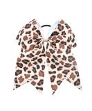 Leopard Cheer Bow for Girls - Cheetah Ponytail Holder Bowknot Hair Tie - PHB01 (A1) - Buy Online on SooperMarket.com