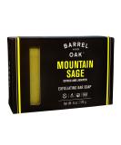 Barrel and Oak Exfoliating Bar Soap - Men's Natural Exfoliator | Deep Cleansing Removes Dead Skin Mountain Sage - 6 oz - Buy Online on SooperMarket.com