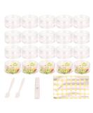 20x 10ml Transparent Jars with Lids | Empty Lip Balm & Cream Containers - Ideal for eCommerce Shipping Worldwide - Buy Online on SooperMarket.com