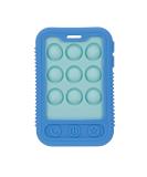 Nuby Baby Teething Toy - BPA Free - 3+ Months - Giggle Bytes Sensory Popper Cellphone - Blue - Buy Online on SooperMarket.com