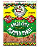 Mexicali Rose Instant Mexican Homestyle Refried Beans 7oz Pouch (Pack of 3) - Green Chile Flavor - Buy Online on SooperMarket.com