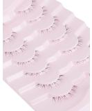 Eyelashes False Bottom Lashes Lower Lashes Strip Natural Under Lashes Fake Eyelashes Onlyall Bottom Eyelashes 7 Pairs R-2 R-2 Bottom Lashes - Buy Online on SooperMarket.com