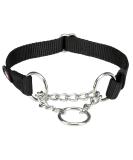 Premium Dog Choke Chain Collar M-L: 35-50 cm/20 mm Black - Buy Online on SooperMarket.com