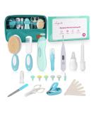 Baby Healthcare and Grooming Kit | 24-in-1 Electric Nail Trimmer Set | Nursery Care Kit | Toddler Nail Clippers | Medicine Dispenser | Infant Comb & Brush | Green 24 Piece Set - Buy Online on SooperMarket.com