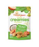 Happy Family Organics Organic Creamies - Freeze-Dried Veggie & Fruit Snacks with Coconut Milk | Apple, Spinach, Pea & Kiwi 1 oz - Buy Online on SooperMarket.com