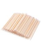 100 PCS Orange Wooden Sticks TEOYALL Double-End Wood Cuticle Pusher Nail Art Manicure Pedicure Tools (100pcs) - Buy Online on SooperMarket.com