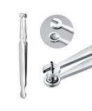 JIESIBAO Piercing Barbell Clamps,Piercing Forceps Pliers Surgical Steel Catch Barbell Jewelry Clamp Tweezers for Tongue Rings Labret Cartilage Earrings All Pierings A-lip/barbell clamps - Buy Online on SooperMarket.com