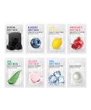 EUNYUL Pack of 8 Purity Facial Sheet Mask Pack (8 types) Korean Skincare Hydrating & Nourishing & Natural Ingredients for All Skin Type ALL 8types - Buy Online on SooperMarket.com